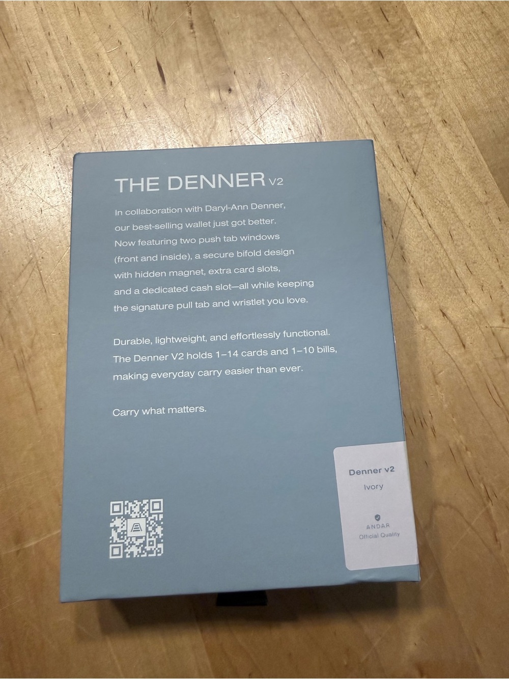 Andar The Denner V2 Ivory NEW! - Picture 2 of 2